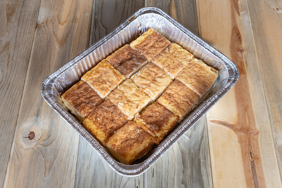 Baked Cheese Grits (1/2 Pan) – Regular Cut (16 pieces)